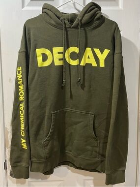 My Chemical Romance Olive Green 'DECAY' Pullover Hoodie